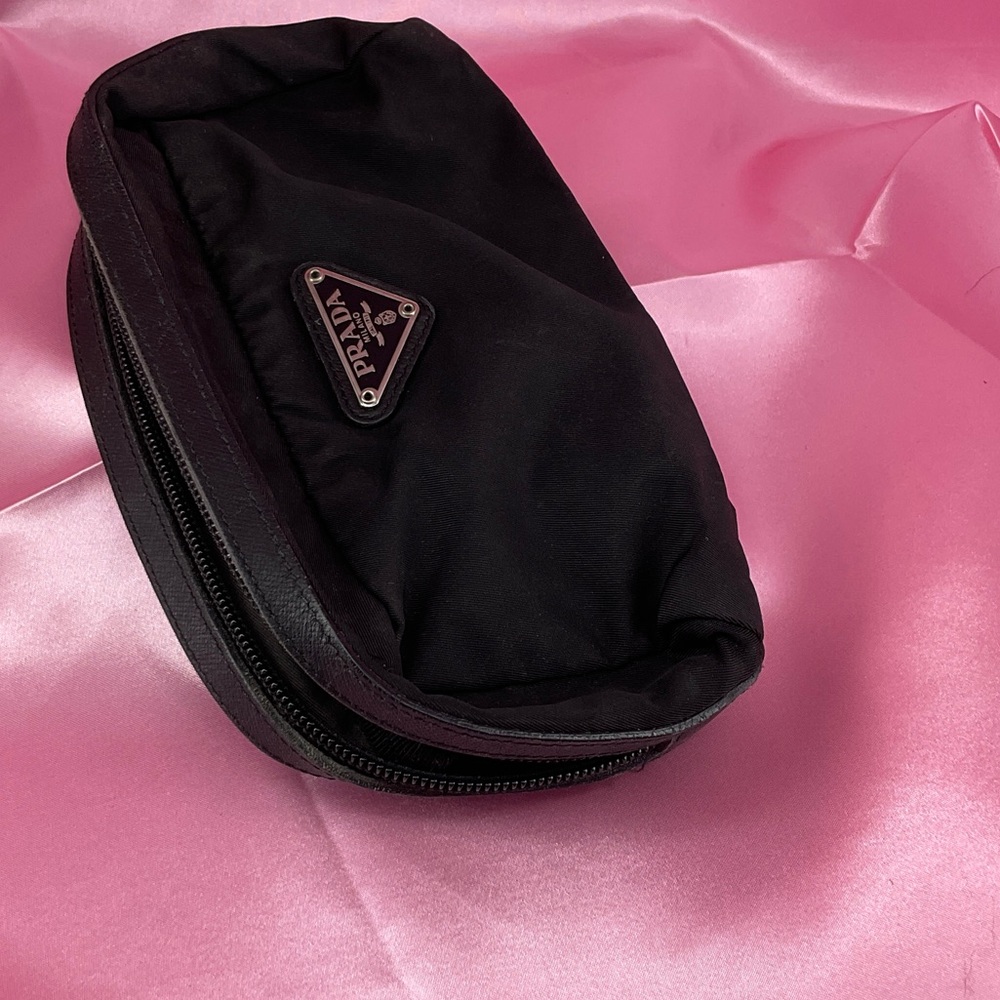 Prada Black Nylon Cosmetic Bag - Picture 3 of 11